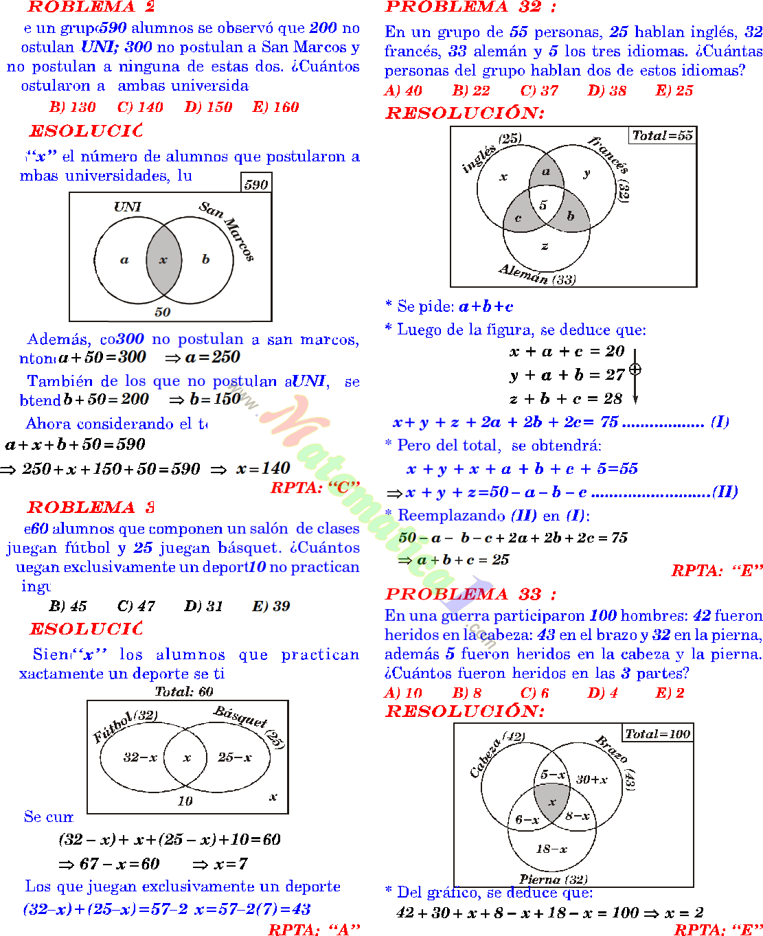 Diagrama De Venn Exercicios Resolvidos Pdf - NAZAEDU